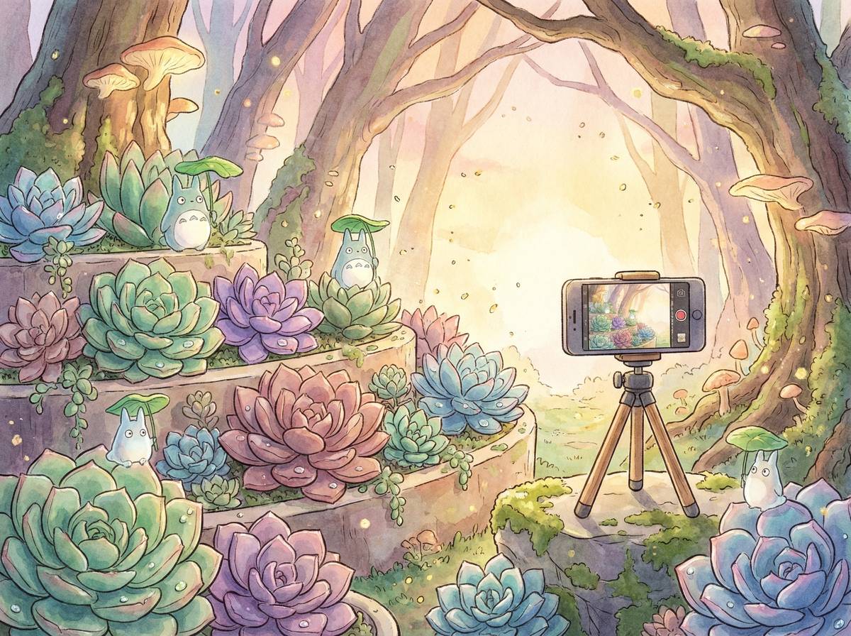 网红主播多肉植物视频合集